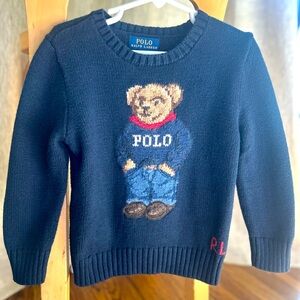 Polar Bear Cotton Sweater - 4T Boy